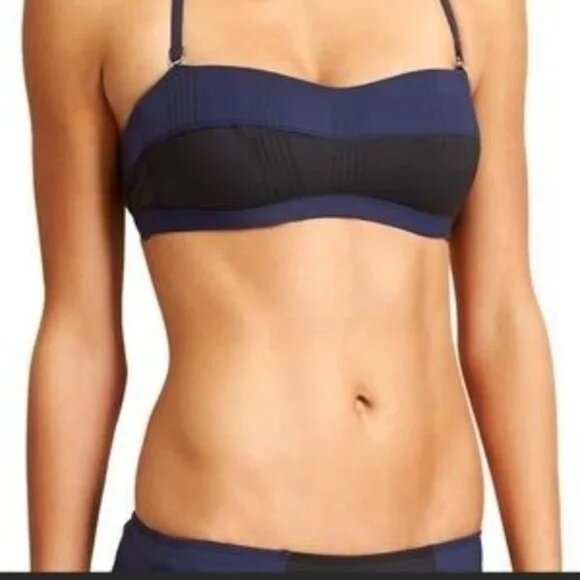 ATHLETA Textural Bandeau Bikini Top Size Medium - Picture 1 of 6